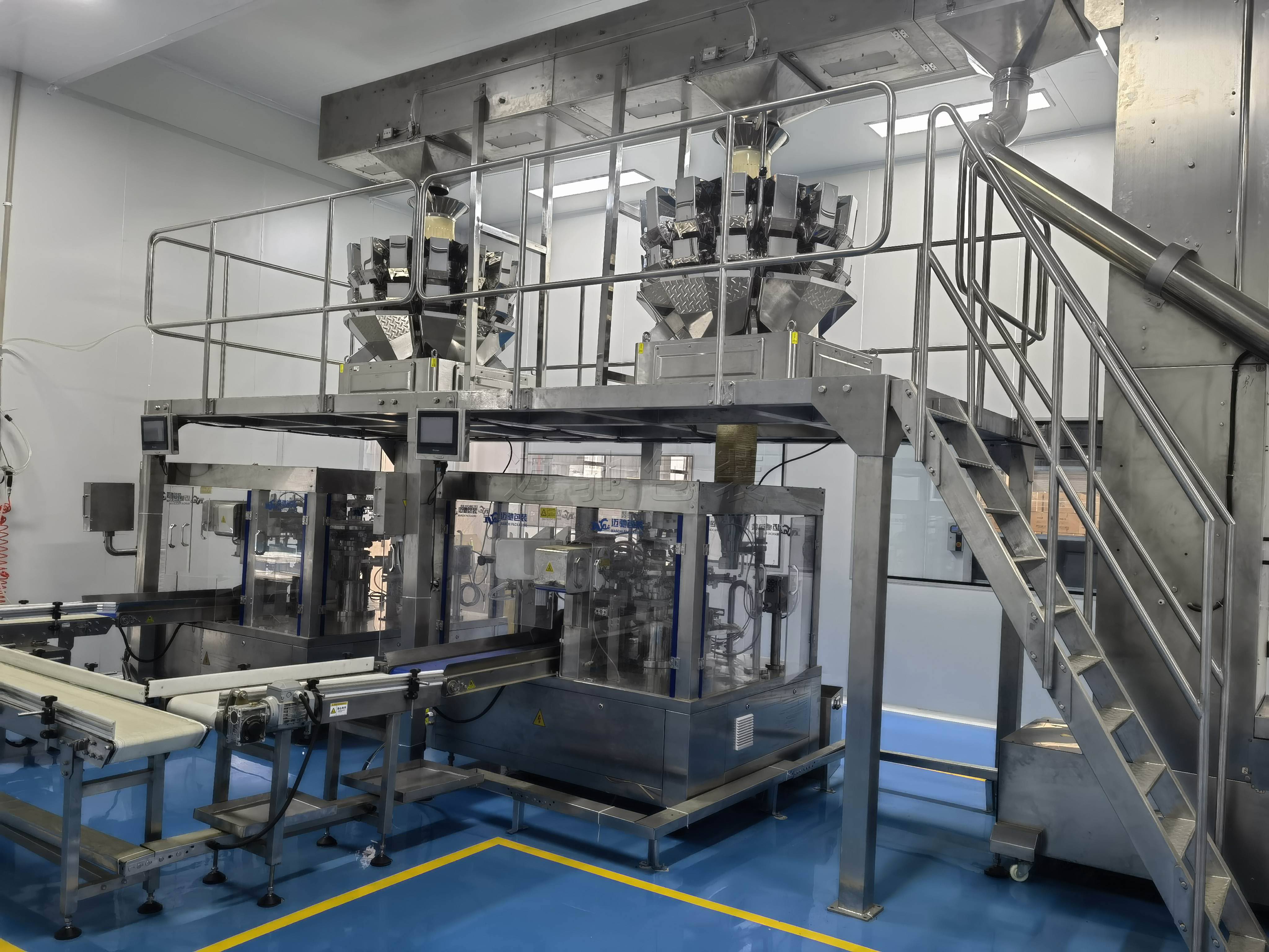 全自動食品包裝機、全自動食品包裝機設備、全自動稱重食品包裝機怎么選？廣州邁馳給袋式組合秤包裝機給出答案